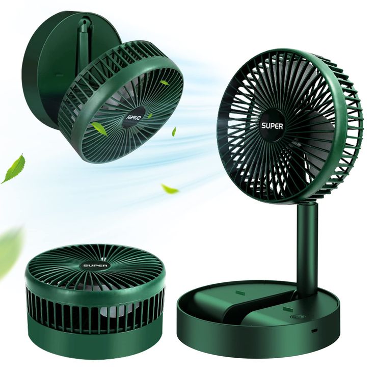 Rechargeable Telescopic Folding Table Fan