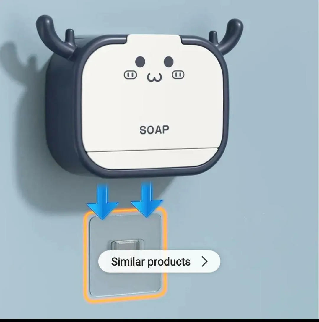 Soap Holder With Hooks For Kitchen and Bathroom