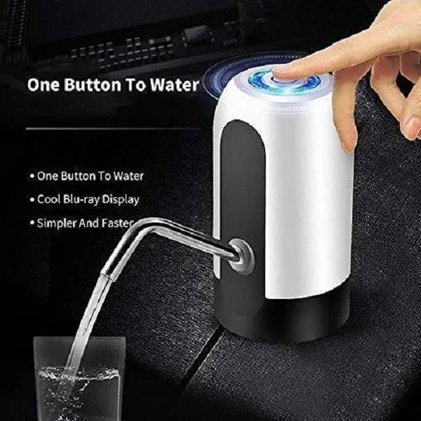 USB Rechargeable Automatic Water Bottle Pump – Electric Drinking Water Dispenser with One-Touch Switch for Gallon Bottles