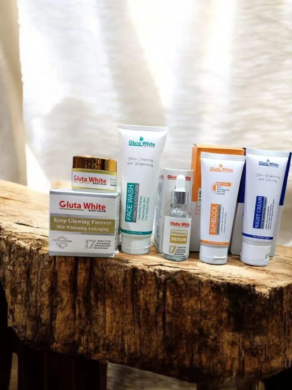 5 in 1 Gluta White Skin Whitening or Brighting Kit